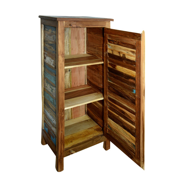 Marine Recycled 1 Louvered Door Cabinet