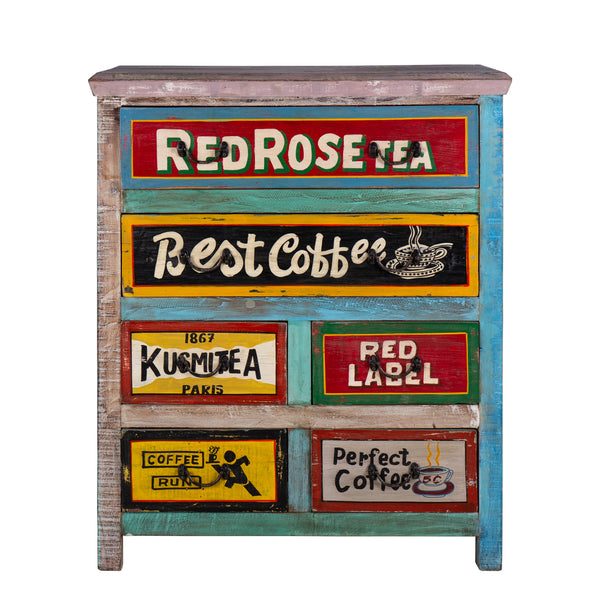 Hand Painted Chest of Drawers
