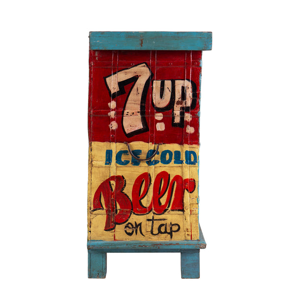 Hand Painted Vintage Ad Narrow Chest