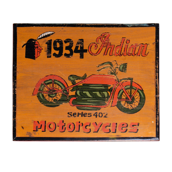 Hand Painted Vintage Bedside