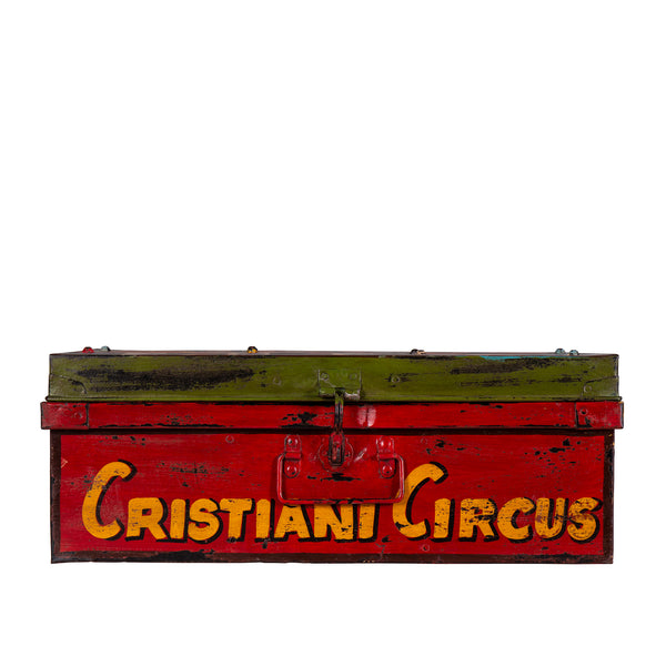 Hand Painted Iron Trunk Carnival