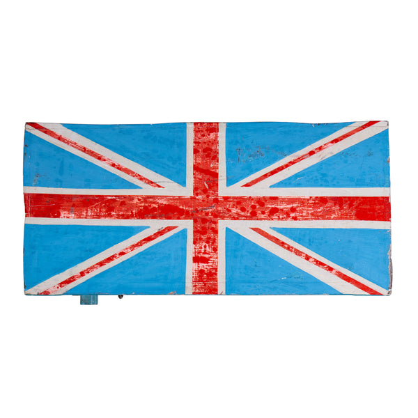 Hand Painted British Bulldog Narrow 1 Door Cabinet