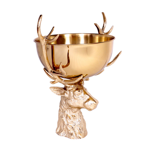 Stag with Punch Bowl