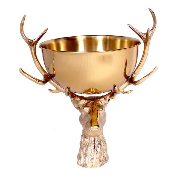 Stag with Punch Bowl 50cm