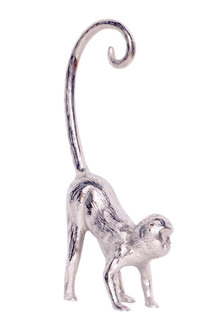 Small Silver Monkey 33cm