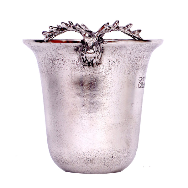 Small Rustic Wine/Champagne Cooler with Deer Handles 27cm