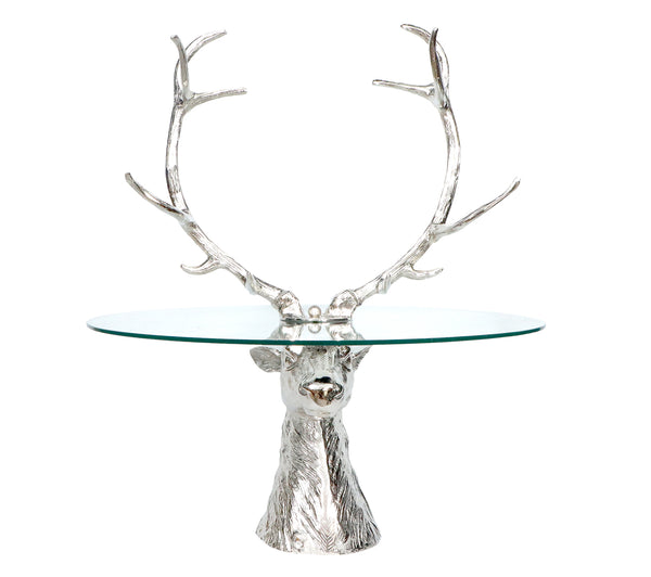 Deer Glass Table 90cm