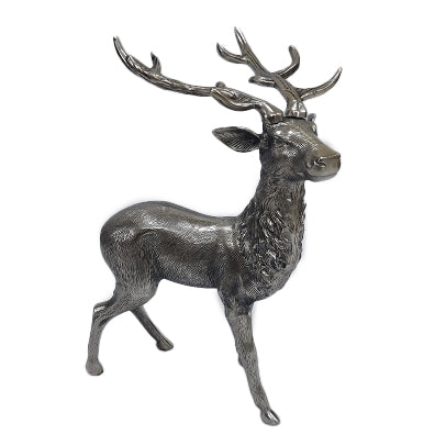 Deer Antique Silver H80cm