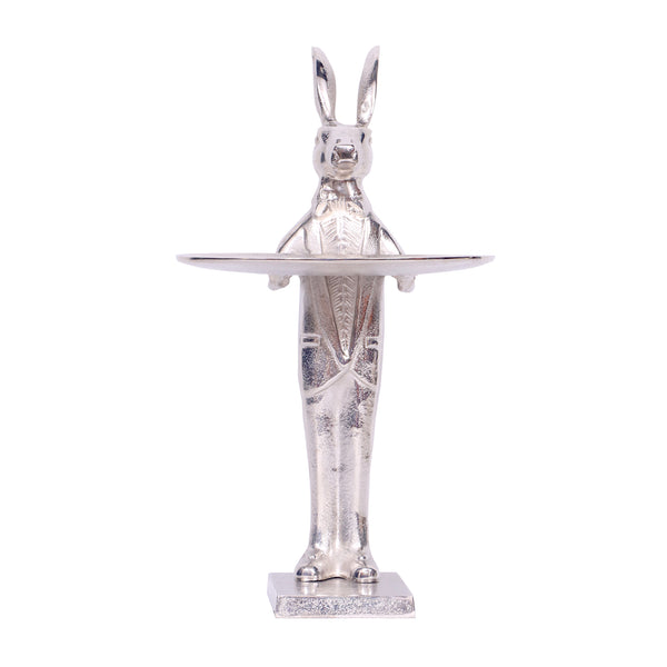 Rabbit with Plate 47.5cm