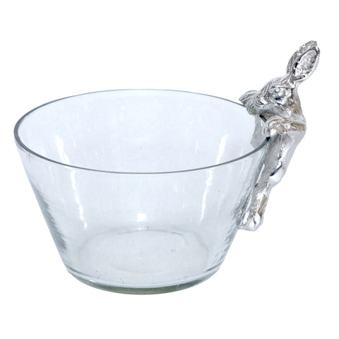 Glass Bowl with Bunny