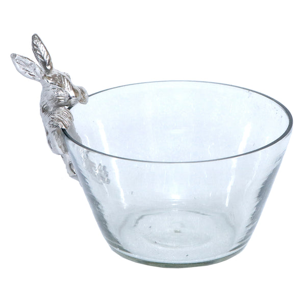 Glass Bowl with Bunny