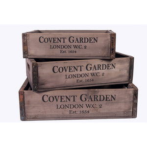 Set of 3 Nesting Boxes - Covent Garden