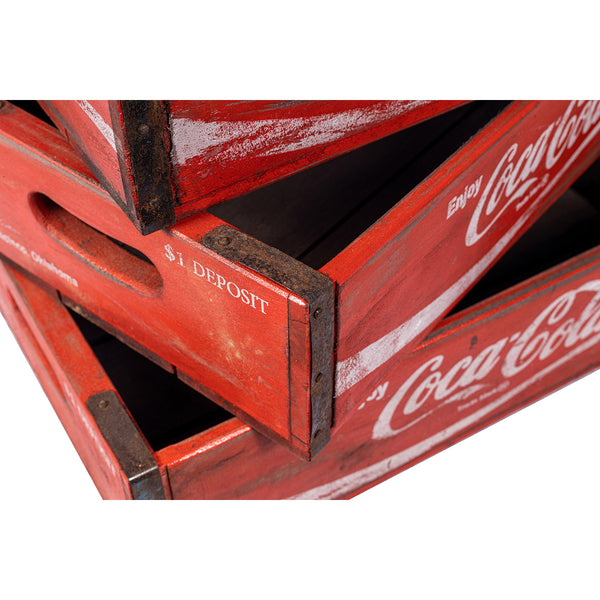 Set of 3 Nesting Coca-Cola Boxes