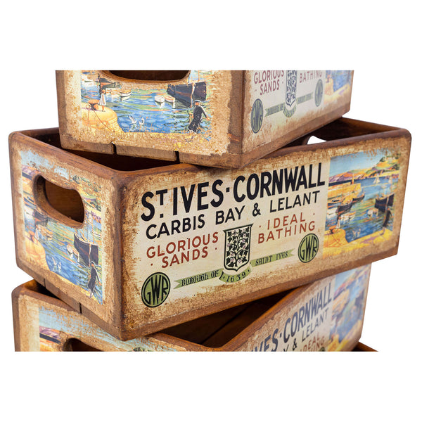 Set of 5 Shellfish Nesting Boxes - St Ives