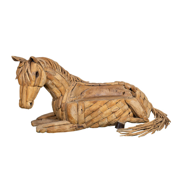 Life Size Horse Bench