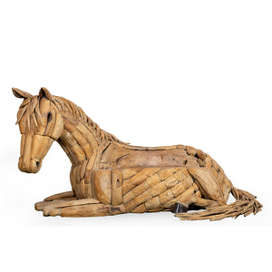 Life Size Horse Bench