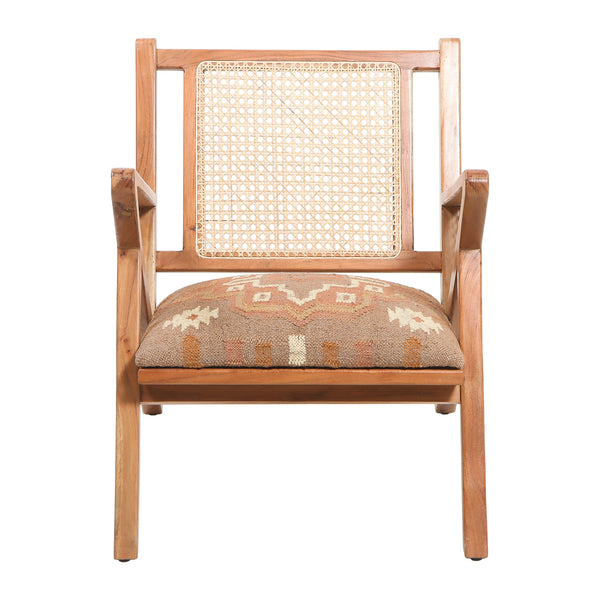 Rattan Chair - Orange