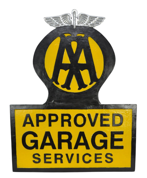 AA Approved Garage Wall Plaque (large)