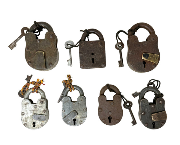 Assorted Iron Padlocks