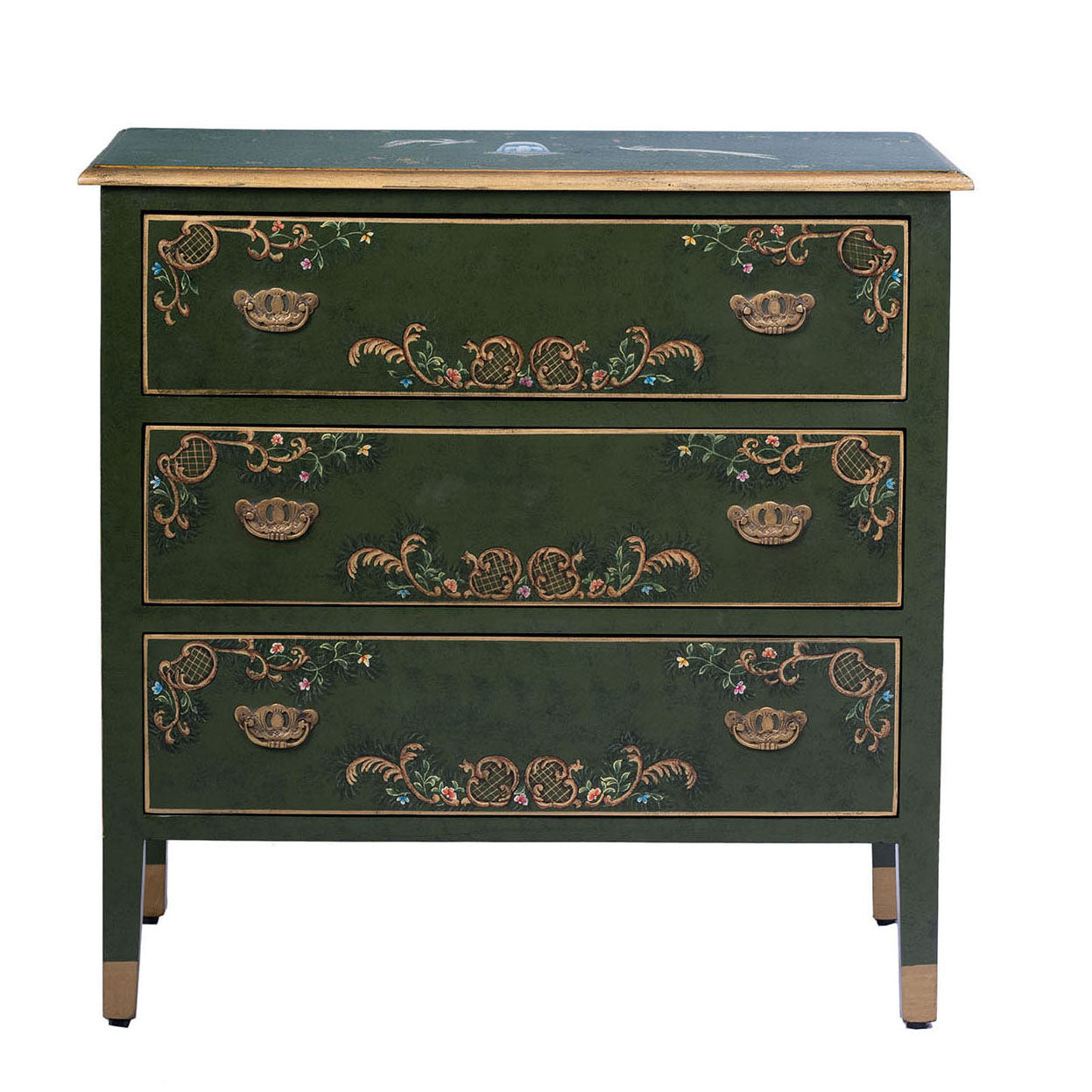 Green Fountain Design 3 Drawer Chest