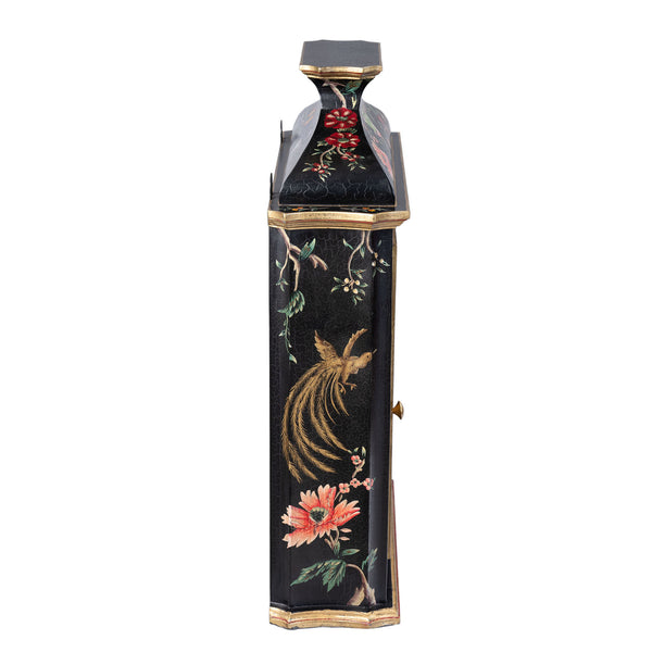 Black Lyre Bird Design Key Cabinet