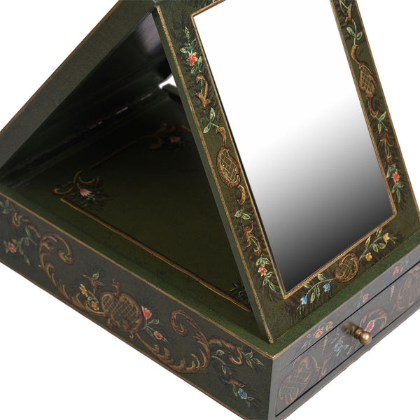 Green Fountain Design Vanity Mirror with Storage