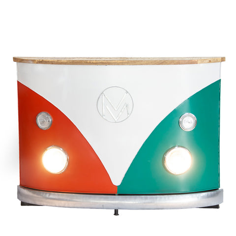 Campervan Bar Counter with Lights