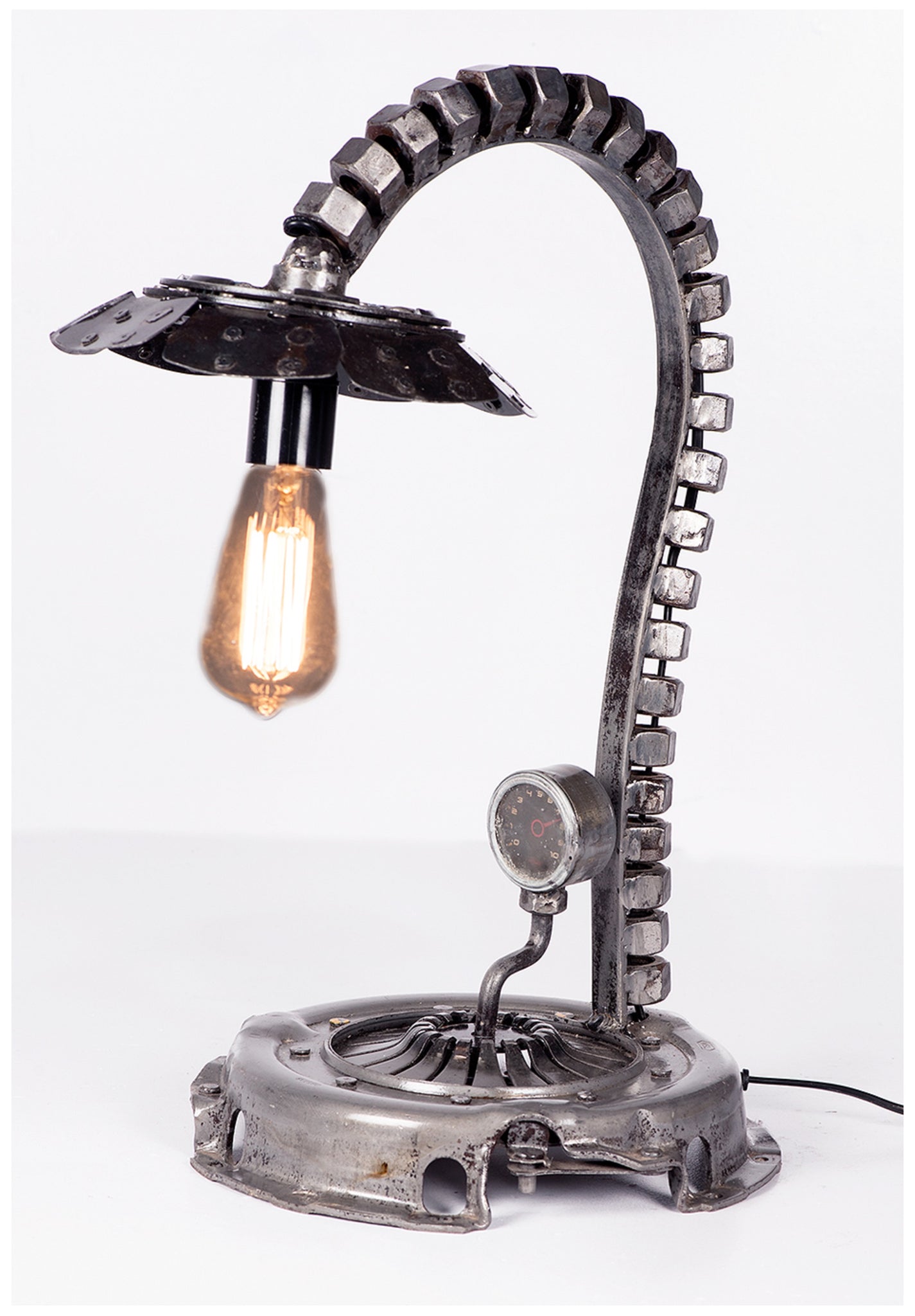 Industrial Iron Table Lamp