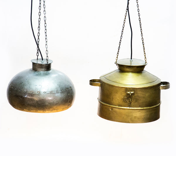 Reclaimed Pots Ceiling Lamp