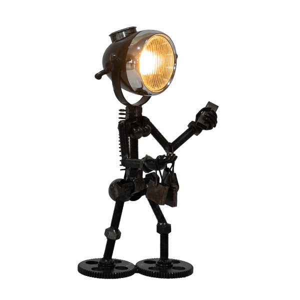 Reclaimed Parts Robot Table Lamp - Gone Shopping