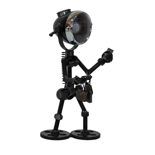Reclaimed Parts Robot Table Lamp - Gone Shopping