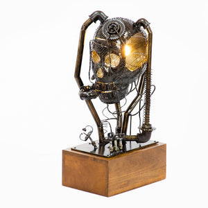 Steampunk Theme Skull Table Lamp - Bright Idea