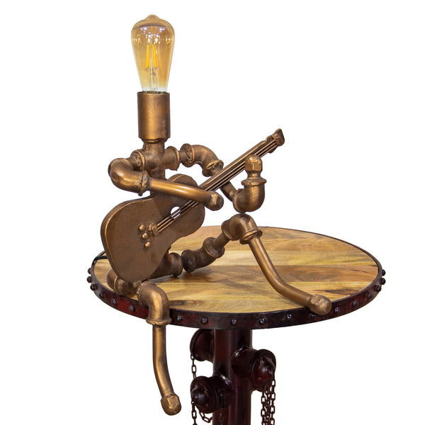 Industrial Guitarist Table Lamp