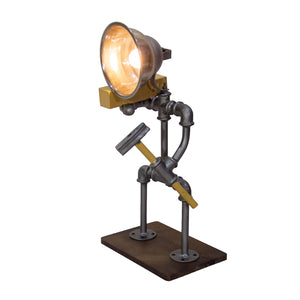 Man with Tools Table Lamp