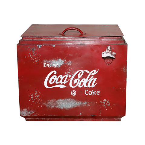 Replica Large Coca-Cola Chest with Bottle Opener