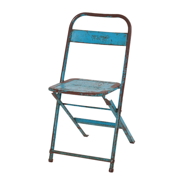 Coloured Iron Folding Chair