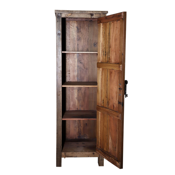 Upcycled Wooden Cabinet with Key Handle