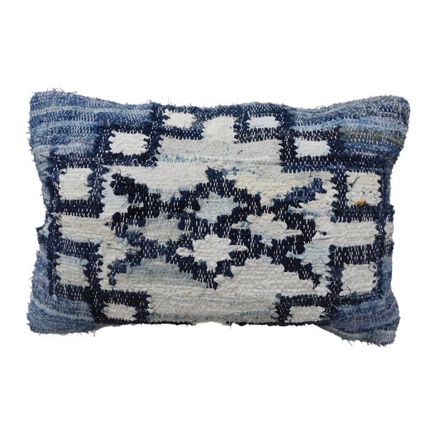 Recycled Denim Cushion -  H40 x W60cm