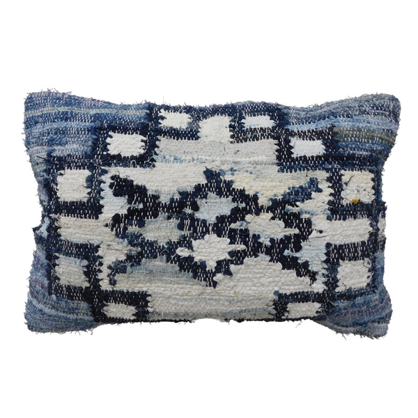 Recycled Denim Cushion -  H40 x W60cm