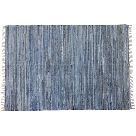 Recycled Denim Rug - W160 x H230cm