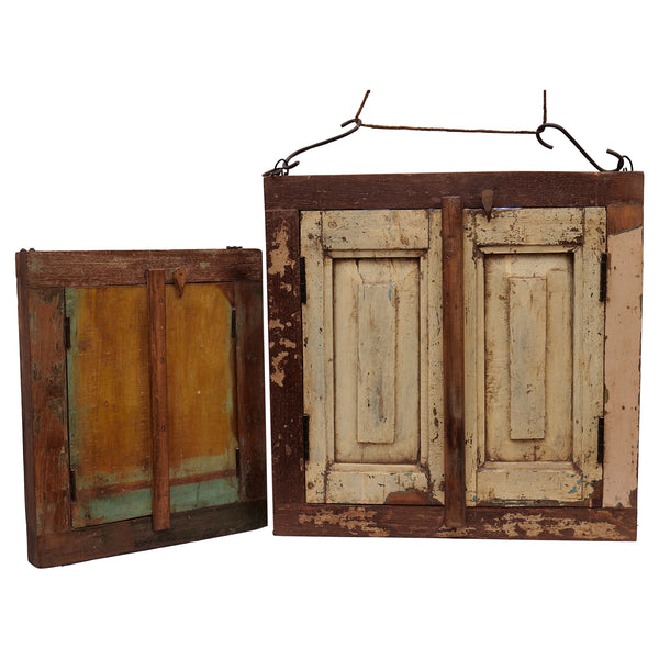 Assorted Upcycled Antique Window Shutters with Mirrors