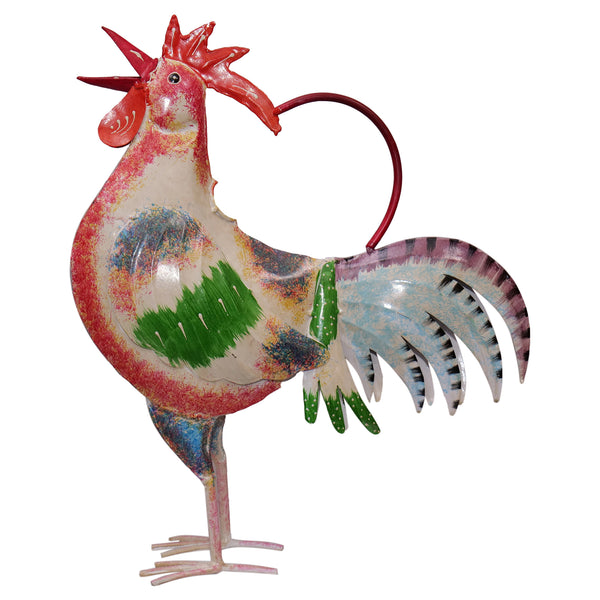 Rooster Iron Watering Can Assorted Colours
