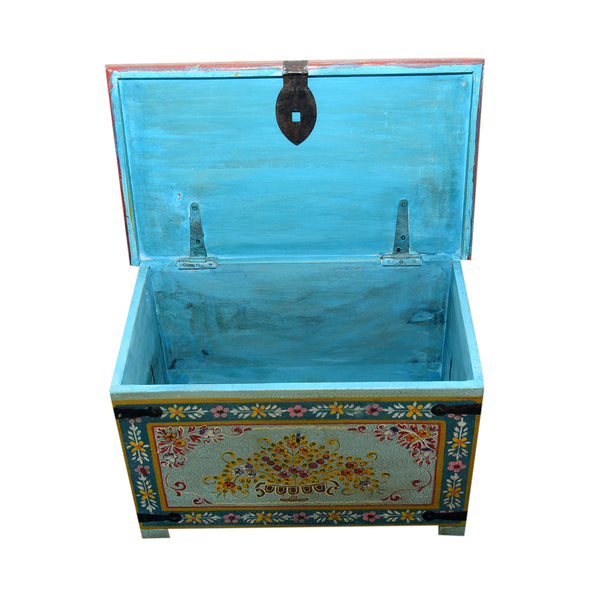 Hand Painted Lift Top Chest