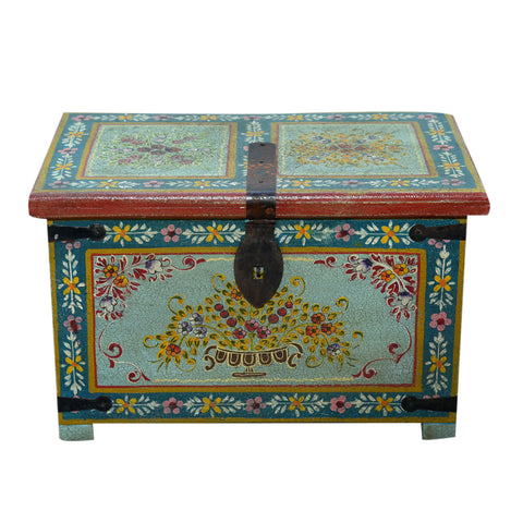 Hand Painted Lift Top Chest