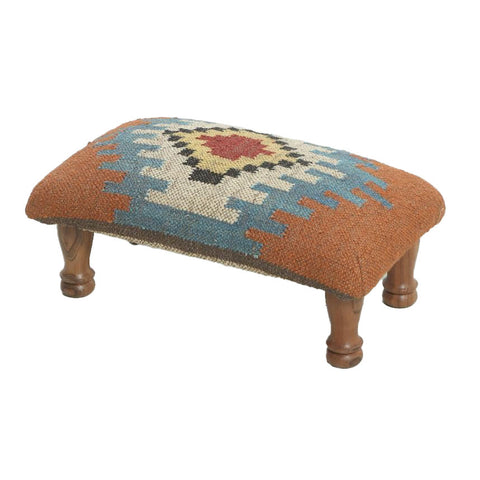 Rectangle Footstool - Red
