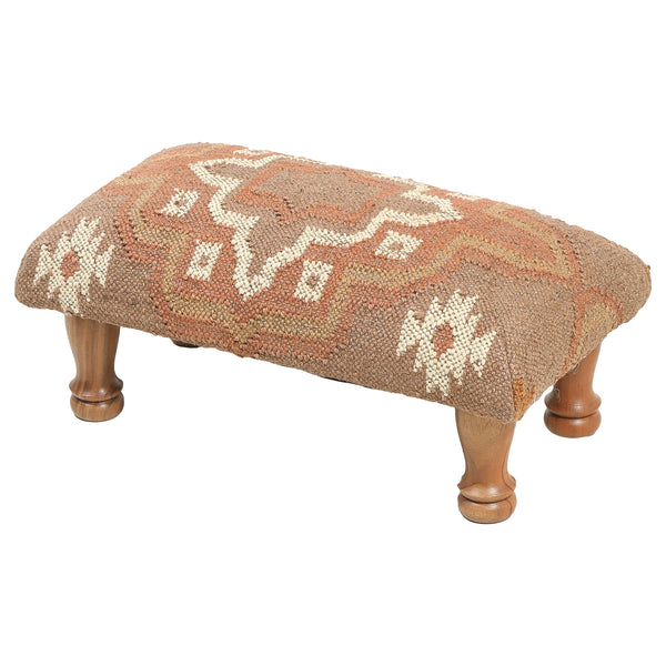 Rectangle Footstool - Orange