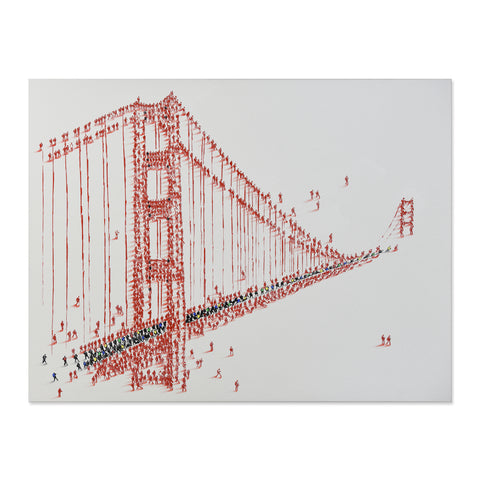 Handpainted Golden Gate Bridge Canvas