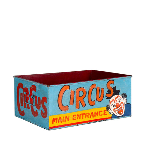 Circus Carnival Colourful Painted Vintage Ad Kids Storage Chest